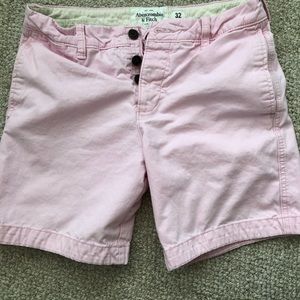 ABERCROMBIE FITCH mens button fly shorts